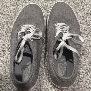 Vans Charcoal Textured Sneakers